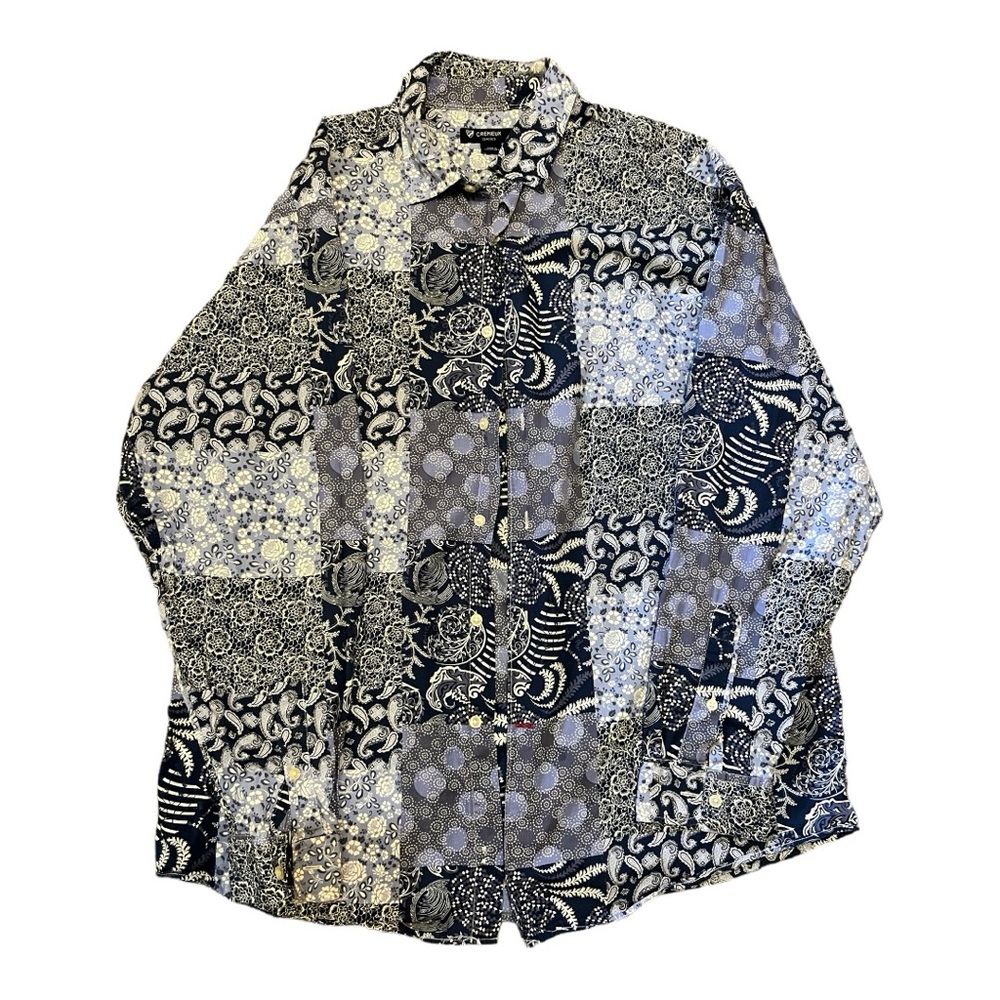 Men’s Cremieux XL Long sleeve, button front shirt